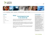 ACTA NOVA PSYCHOLOGIEPRAKTIJK