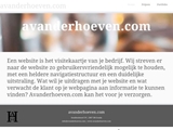 AVANDERHOEVEN.COM