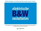 B & W ELECTRISCHE INSTALLATIES BV