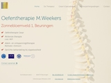 OEFENTHERAPIE M WEEKERS