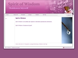 SPIRIT OF WISDOM