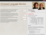UNIVERSAL LANGUAGE SERVICE