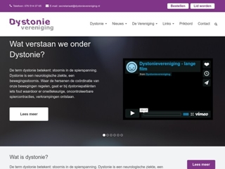 DYSTONIE VERENIGING N V V D