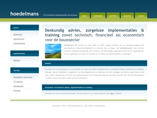 HOEDELMANS AUTOMATISERING EN ONDERSTEUNING