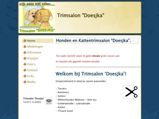 DOESJKA HONDEN EN KATTENTRIMSALON