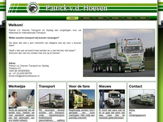 PATRICK VAN DEN HOEVEN TRANSPORT & OPSLAG