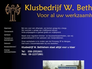 KLUSBEDRIJF W BETHLEHEM