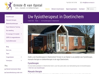 FYSIO- MANUELE EN BEKKENTHERAPIE ERNSTE EN VAN OPSTAL