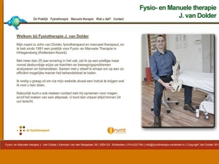 PRAKTIJK VOOR FYSIO- EN MANUELE THERAPIE J VAN DOLDER