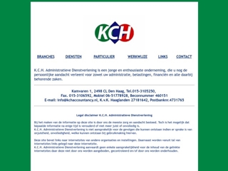 KCH ADMINISTRATIEVE DIENSTVERLENING