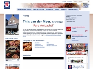 SLAGERIJ THIJS VAN DER MEER KEURSLAGER