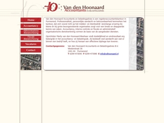 HOONAARD ACCOUNTANTS EN BELASTINGADVIES VAN DEN