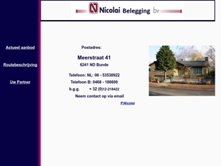 P. NICOLAI MAKELAARDIJ BV