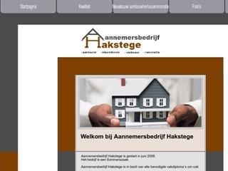 AANNEMERSBEDRIJF HAKSTEGE