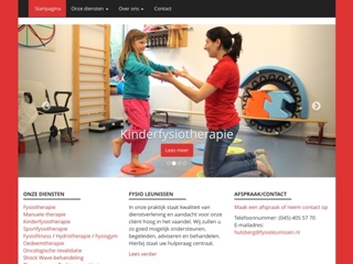 FYSIO-MANUELE THERAPIE-KINDERFYSIO-SPORTFYSIO LEUNISSEN