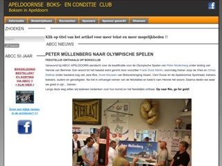 APELDOORNSE BOKSCLUB EN CONDITIETRAINING