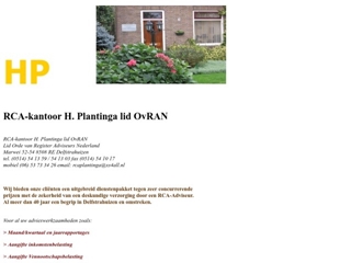FISCAAL ADVIESBURO H PLANTINGA RCA