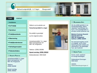 HUISARTSENPRAKTIJK G J JAGER