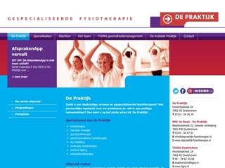 DE PRAKTIJK - GESPECIALISEERDE FYSIOTHERAPIE